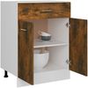 vidaXL Unterschrank mit Schublade Lyon Räuchereiche 60x46x81,5 cm 815576 Bild 4