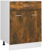 vidaXL Unterschrank mit Schublade Lyon Räuchereiche 60x46x81,5 cm 815576 Bild 2