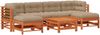 vidaXL Garten-Lounge-Set 7 pcs Wachsbraun Massives Kiefernholz 3418103 Bild 2