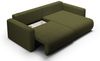 Ecksofa Sofa mit Schlaffunktion CHAIRA Stoff Curio Grün Ottomane Rechts Bild 3
