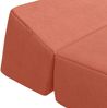 vidaXL Klappsofa Bett Rot-Orange 120 x 60 x 49 cm Stoff 900050 Bild 5
