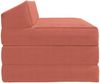 vidaXL Klappsofa Bett Rot-Orange 120 x 60 x 49 cm Stoff 900050 Bild 3