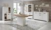 Esstisch >Chelles< in Weiß matt - 160x76,6x90cm (BxHxT) Bild 3