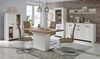Esstisch >Chelles< in Weiß matt - 160x76,6x90cm (BxHxT) Bild 2