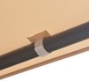 vidaXL Pavilion Partyzelt Überdachung 3x3 m Stahl Beige 43172 Bild 5
