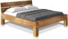 Möbel-Eins CURBY Balkenbett mit Kopfteil, 4-Fuß, Material Massivholz vintage 160x220 cm Bild 2