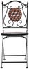 vidaXL Bistrostühle Mosaik 2 Stk. Keramik Braun 46714 Bild 3