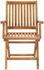 vidaXL Klappbare Gartenstühle mit Kissen 6 Stk. Massivholz Teak 3072751 Bild 3
