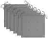 vidaXL Klappbare Gartenstühle mit Kissen 6 Stk. Massivholz Teak 3072751 Bild 5