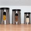 WESTMARK Vorratsdose Vorratsdose mit Fenster 2300 ml, Edelstahl, Kunststoff, (1-tlg), Edelstahl Vorratsbehälter für Kaffee, Mehl, Zucker etc. Bild 3
