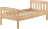 Stabiles Buchen-Einzelbett Seniorenbett in zeitlosem Stil 100x200 mit wählbarem Zubehör V-60.76-10Rollrost und Matratze inkl. Bild 2