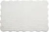 Vente-unique - Hochflorteppich mit wellenförmigen Rändern - 200 x 290 cm - Weiß - NERIDA Bild 3