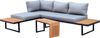 Primaster Gartenmöbel-Set Vulcano Holz/Aluminium Ecksofa Sitzgruppe Lounge Set Bild 5