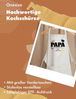 Youth Designz Grillschürze Herren Schürze Bei Papa Schmeckt es am besten Print Kochschürze, mit lustigem Spruch & Logo Aufdruck Bild 3