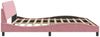 vidaXL Bettgestell "Dover" Rosa 200x200 cm Samt 373257 Bild 5