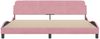 vidaXL Bettgestell "Dover" Rosa 200x200 cm Samt 373257 Bild 4
