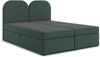 AX LIVING Migwell Boxspringbett 180x200 Grün mit Bettkasten Kopfteil Bild 2