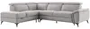 Vente-unique - CADILO Sofa Stoff Grau - B 221 cm x H 83 cm x L 279 cm Bild 4