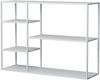 Standregal Isojoki 120x35x87,5 cm Metall Weiß matt [en. casa] Bild 2