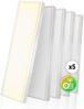 5x LED Anbaupanel 150x30 cm Warmweiß 3000K 40W UGR Bild 2