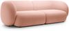 Micadoni Sofa Kate 4-Sitzer Samt Rosa Bild 2