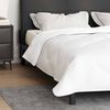 vidaXL Winterbettdecke Weiß 202 x 201 x 5 cm Polyester 42007772 Bild 5