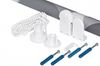 Basic Duschrollo 120x240 cm Modell Transparent Duschvorhang Bild 3