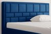 99rooms Joseph Polsterbett mit Bettkasten 140x200 cm Velours MONOLITH Dunkelblau Bild 4