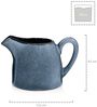 SÄNGER Milch- und Zuckerset Darwin (2-tlg), Steingut, Handmade, Blau, Premium Collection Bild 4