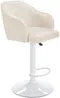 Vente-unique - CARSTEN Barhocker Stoff Beige - B 51 cm x H 113 cm92 cm x L 52 cm Bild 4