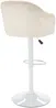 Vente-unique - CARSTEN Barhocker Stoff Beige - B 51 cm x H 113 cm92 cm x L 52 cm Bild 5