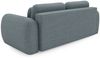 Sofa 3-Sitzer mit Schlaffunktion GASTON in Stoff Puente Anthrazit Bild 3