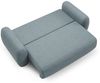 Sofa 3-Sitzer mit Schlaffunktion GASTON in Stoff Puente Anthrazit Bild 5