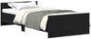 vidaXL Bettgestell ohne Matratze Schwarz Eichen-Optik 90x200 cm 862365 Bild 2