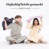 CHICASA Kopfkissen 65×41 cm, Nackenstützkissen aus 55D Memory Foam, ergonomisch, abnehmbarer Bezug, Rosa, 1 Stück Bild 2