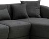 Ecksofa 260x165x72 dunkelgrau JONAH Bild 2