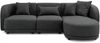 Ecksofa 260x165x72 dunkelgrau JONAH Bild 4