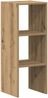vidaXL Bücherregal Stapelbar Artisan-Eiche 30x30x80 cm Holzwerkstoff 858819 Bild 2