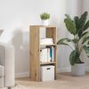 vidaXL Bücherregal Stapelbar Artisan-Eiche 30x30x80 cm Holzwerkstoff 858819 Bild 3