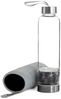 Intirilife Trinkflasche, Trinkflasche Wasserflasche - Heilsteinen, Tasche - Amethyst Bild 2