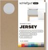 Schlafgut 'Easy' Spannbettlaken, Jersey, 100% Baumwolle, rundum Gummizug, für Matratzen bis 22 cm Höhe, Grey Light, XL 180x200 cm - 200x200 cm Bild 2