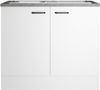 OPTIFIT Spülenschrank OPTImulti Breite 100 cm, Tiefe 60 cm, inkl. Arbeitsplatte und Einbauspüle Bild 2