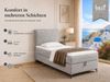 Best for Home Boxspringbett K16 Single SLIM mit Bettkasten & Bonellfederkernmatratze, Topper H3 (Einzelbett, Polsterbett, Juniorbett, Hotelbett, versch. Größen, 1-St, 70x200 80x200 90x200 100x200 cm), mit oder ohne Topper, Flexible Liefermöglichkeiten,... Bild 3