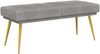 vidaXL Doppellagige Bank Hellgrau 120 x 45 x 46 cm Samt 42038585 Bild 2