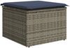 vidaXL 6-tlg. Garten-Sofagarnitur mit Kissen Grau Poly Rattan 3326462 Bild 5