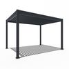 Weide E-Deluxe | elektrische Pergola mit LED | Voll Aluminium | 3 x 4 M | motorisiertes Lamellendach anthrazit Bild 3