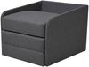 vidaXL Schlafsessel Ausziehbar Dunkelgrau Stoff 243649 Bild 4