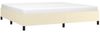 vidaXL Bettgestell Creme 200x200 cm Kunstleder [347271] Bild 3