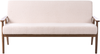 Sofa 3-Sitzer ESRUM Bouclé Dunkelbraun Beige Bild 4