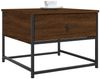 vidaXL Couchtisch Braun Eichen-Optik 51x51x40 cm Holzwerkstoff 833979 Bild 3